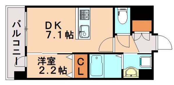 黒崎駅 徒歩17分 5階の物件間取画像